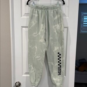 Vans Sage Tie-Dye Jogger Sweatpants with Checker Logo